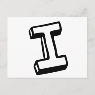 Carte Postale Lettre I