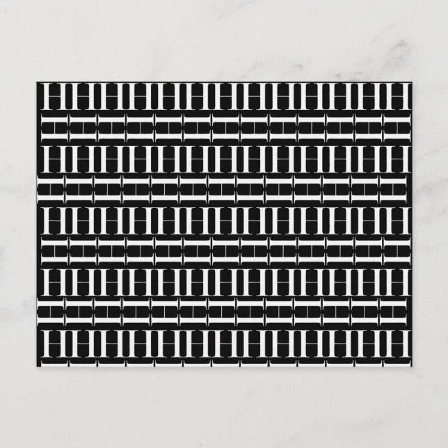 Carte Postale Lettre initiale H monogramme (Devant)