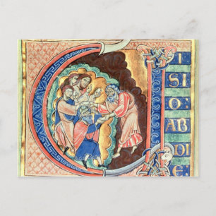 Carte Postale Lettre initiale 'V' Visio Abdie