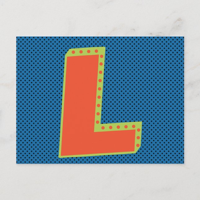 CARTE POSTALE LETTRE LE PLUS GRAND LOUEUR L (Devant)