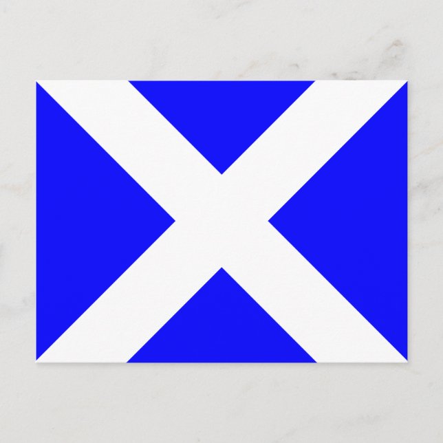 Carte Postale Lettre M du signal d'indicateur alphabétique (Devant)