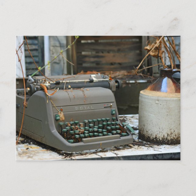 Carte Postale Lettre machine (Devant)