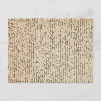 Carte Postale Lettre manuscrite vintage