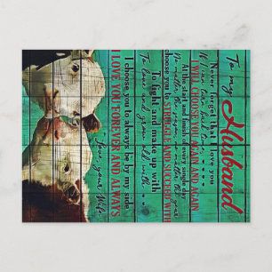 Carte Postale Lettre mon mari cadeau   Lettre Pour Lui