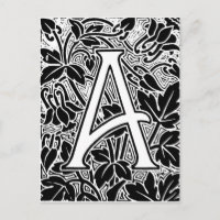 Lettre orange "A"