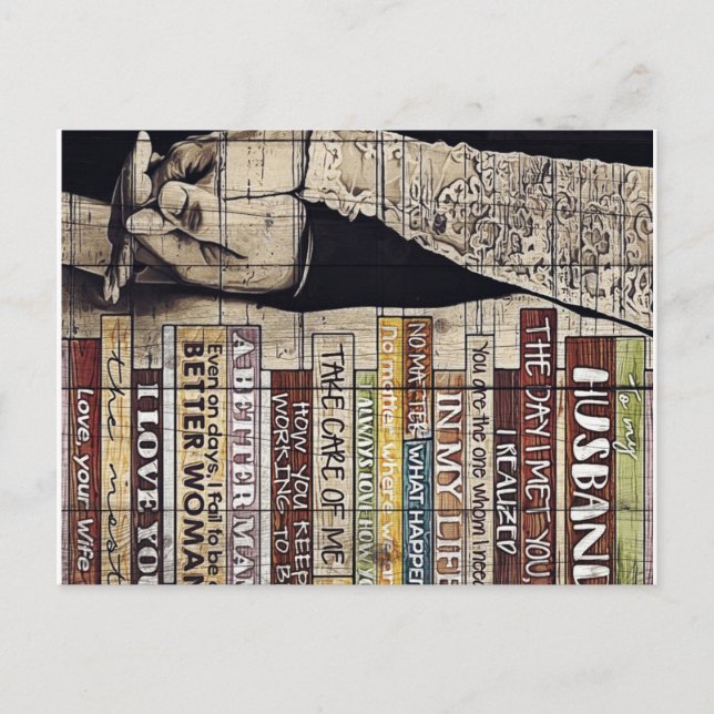 Carte Postale Lettre pour la famille | Décoration de la famille  (Devant)