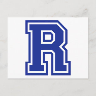 Carte Postale Lettre R