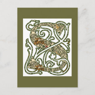 Carte Postale Lettre "S" illuminée