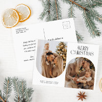 Lettre tendance deux photo Noël vacances