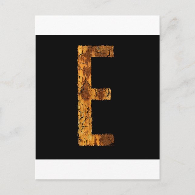 Carte Postale Lettre Typo (Devant)