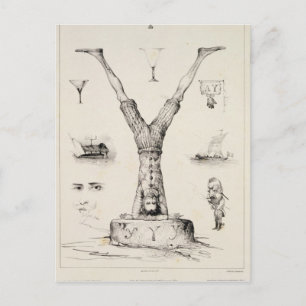 Carte Postale Lettre Y d'un alphabet