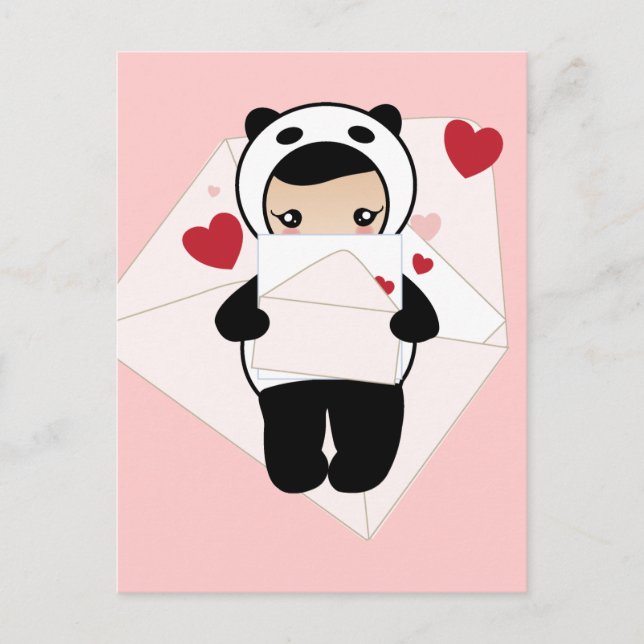 Carte Postale Lettres d'amour (Devant)