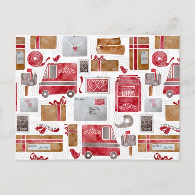 Carte postale Lettres d'amour (Devant)