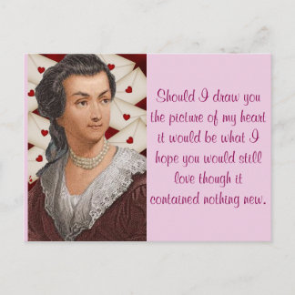 Carte Postale Lettres d'amour Abigail Adams
