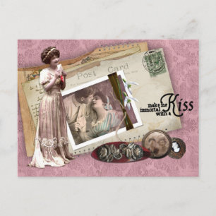 Carte Postale Lettres d'amour romantique victorienne
