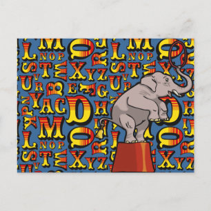 Carte Postale Lettres Du Cirque,