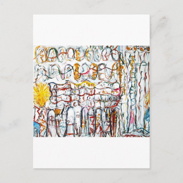 Carte Postale Leur Deuxième Soleil (expressionnisme graffiti abs (Devant)