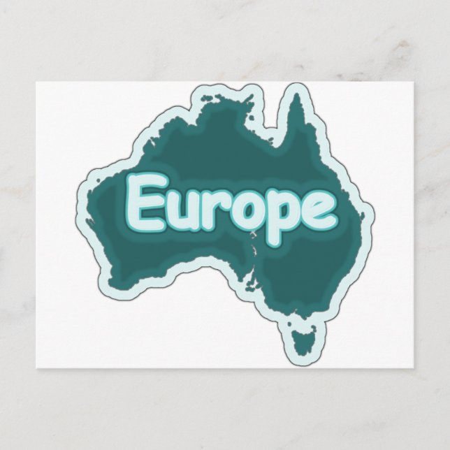 Carte Postale L'Europe ? Drôle bête (Devant)
