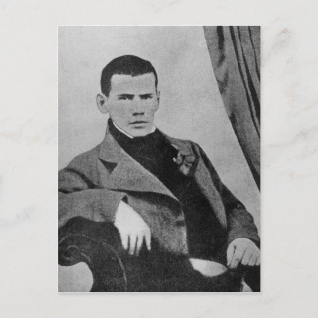 Carte Postale Lev Nikolaevich Tolstoï en tant qu'étudiant (Devant)
