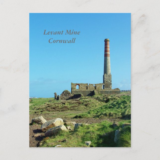 Carte Postale Levant Mine Cornwall Angleterre Photo (Devant)