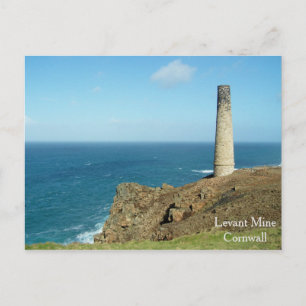 Carte Postale Levant Mine Cornwall Angleterre Poldark Emplacemen
