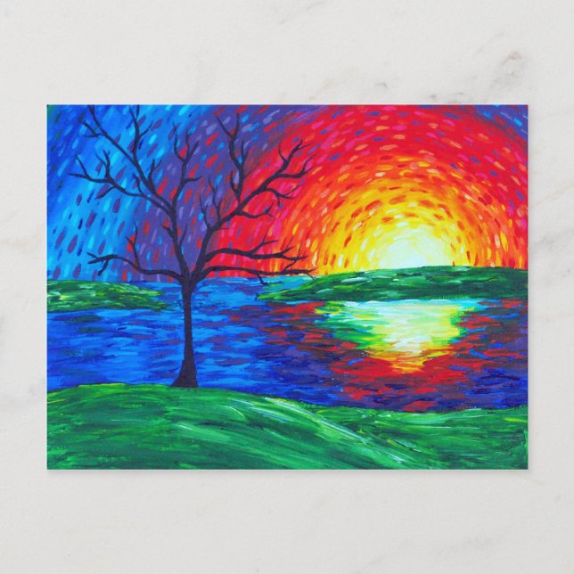 Carte Postale Levée de soleil (Devant)