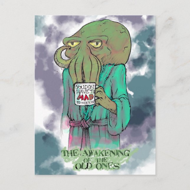 Carte Postale L'éveil des anciens (Devant)