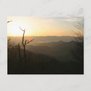 Carte Postale Lever de soleil à Copper Ridge, Appalachian Trail