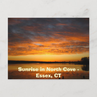 Carte Postale Lever de soleil à North Cove - Essex, CT