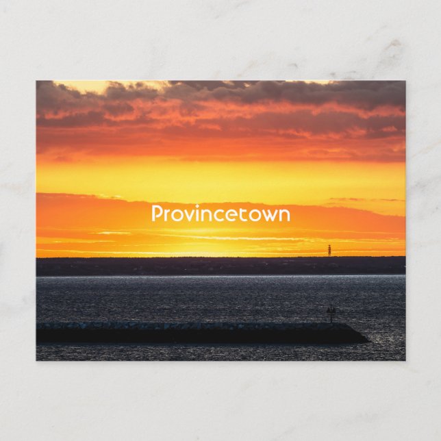 Carte Postale Lever de soleil à Provincetown (Devant)