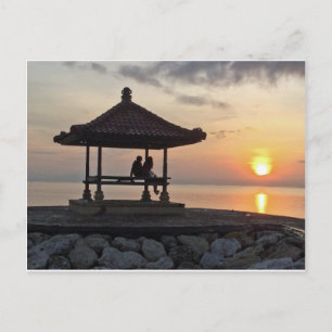 Carte Postale Lever de soleil de Beautidul à Bali