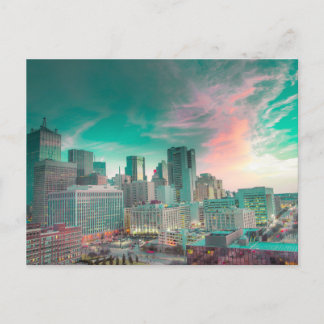 Carte Postale Lever de soleil sur Dallas, Texas