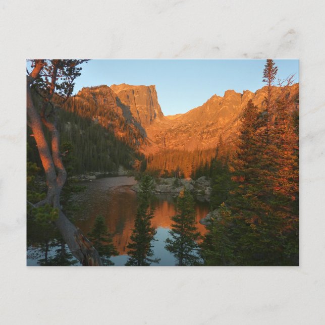 Carte Postale Lever de soleil sur Dream Lake II (Devant)
