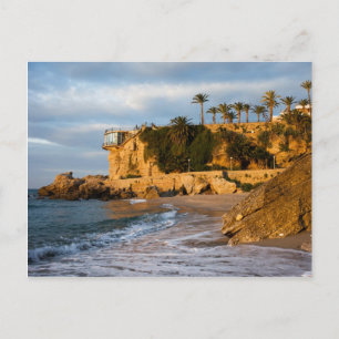 Carte Postale Lever de soleil sur la mer Méditerranée à Nerja