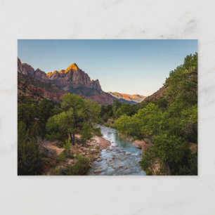 Carte Postale Lever de soleil sur le gardien
