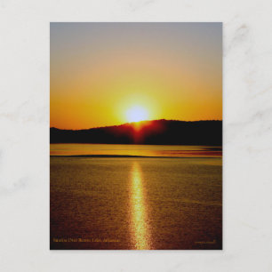 Carte Postale Lever de soleil sur le lac Beaver Arkansas