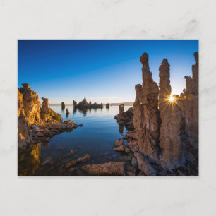 Carte Postale Lever de soleil sur le lac Mono, Californie