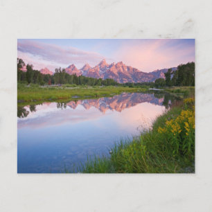 Carte Postale Lever de soleil sur Schwabacher Landing