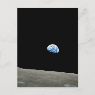 Carte Postale Lever de Terre sur la Lune