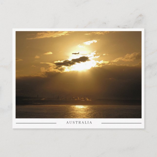 Carte Postale Lever doré à Cronulla – Sydney Australie (Devant)
