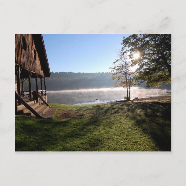 Carte Postale Lever du soleil au camp (Devant)