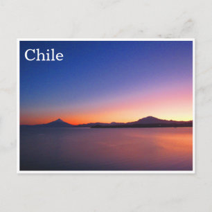 Carte Postale lever du soleil de llanquihue