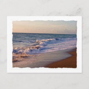 Carte Postale Lever du soleil le long de la plage de Floride vag