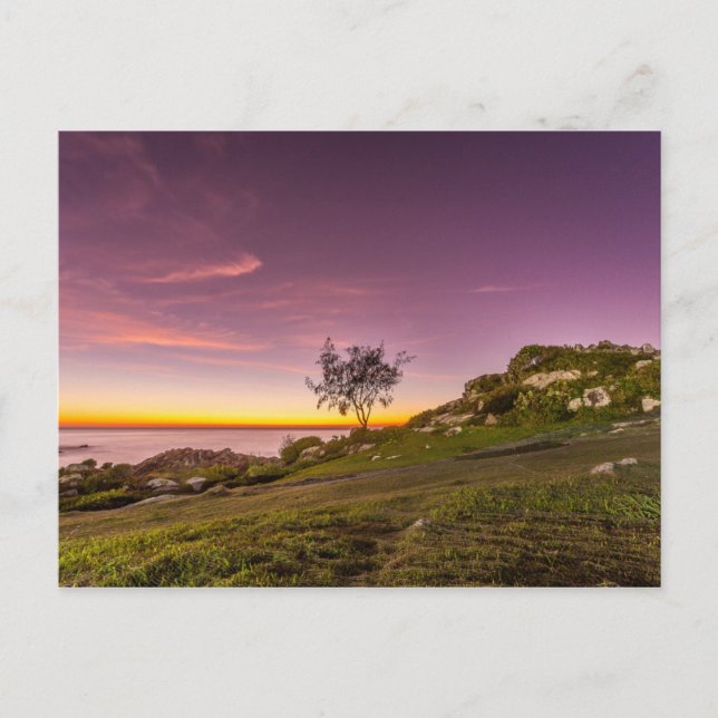 Carte Postale Lever Du Soleil Sur La Plage De Florianopolis (Devant)