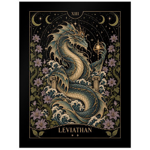 Carte Postale Léviahan, Starlit Tarot Art