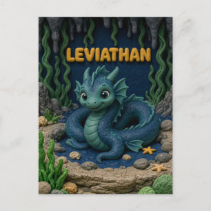 Carte Postale Léviathan Bébé Mignon, Mythique
