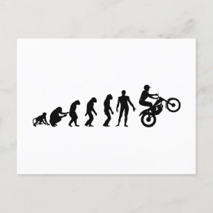 Carte Postale L'Evolution de Enduro Bike