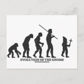 Carte Postale L'évolution du Gnome
