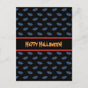 Carte Postale Lèvres Bleues, Cuivre Style Dents Vampire Hallowee