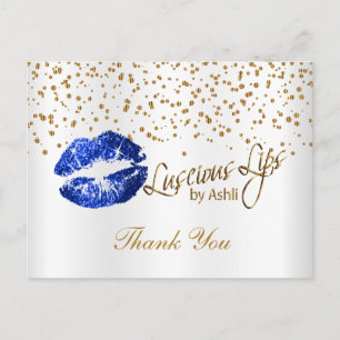 Carte Postale Lèvres Luscives - Merci